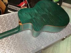 ARIA FET-F2 STBL Stained Blue Fホール エレアコ サテン_6