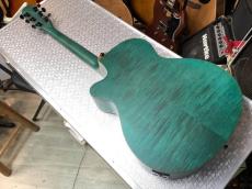 ARIA FET-F2 STBL Stained Blue Fホール エレアコ サテン_8
