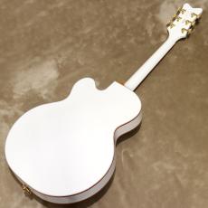 Gretsch Falcon Hollow Body with String-Thru Bigsby and Gold Hardware, Ebony Fingerboard, White_3