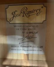 Jose Ramirez [ホセ・ラミレス] Sencillo de Concierto Flamenco センシージョ・デ・コンシェルト・フラメンコ【日本総本店2F 在庫品】_11