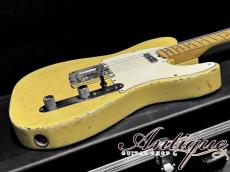 Fender Telecaster 1968 White Blonde /Real Aged /Maple Cap /Gray Bobbin PU 3.72kg "60's Vintage Terry Sound"_6