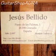 Jesus Bellido[ヘスス・ベジード] トーレスモデル　Torres 6_5