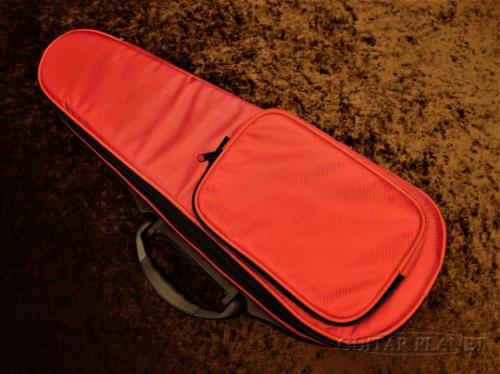 ORCAS OULC-1 RED 【ソプラノ用セミハードケース】【ロングネック対応】【ダブルショルダー】【レッド】