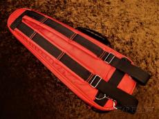 ORCAS OULC-1 RED 【ソプラノ用セミハードケース】【ロングネック対応】【ダブルショルダー】【レッド】_3