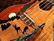 Luna Guitars Vista Deer Concert Uke w/Preamp 【コンサート/カッタウェイ】【ヴィスタ・ディアー】【ピックアップ搭載】【24回金利0%対象】【送料込】_5