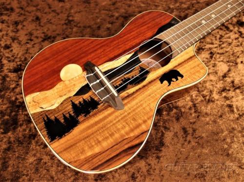 Luna Guitars Vista Bear Concert Uke w/Preamp 【コンサート/カッタウェイ】【ヴィスタ・ベア】【ピックアップ搭載】【18回金利0%対象】【送料込】