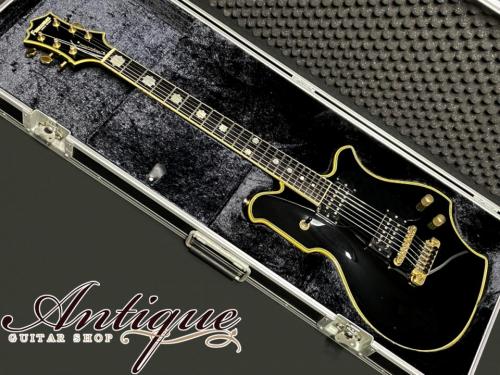 FERNANDES Limited Edition MV-480HT TOMOYASU HOTEI Signature 1990 Black w/GUITARHYTHM Inlay “Ultra Rare Gear”