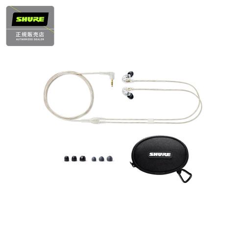 Shure SE215(クリア)+[ ストレートケーブル] イヤホンSE215-CL-A