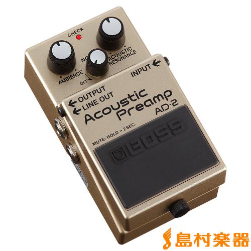 BOSS AD-2 Acoustic Preamp 【アコギ用 プリアンプ】