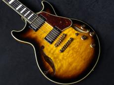 Ibanez AM93QM Antique Yellow Sunburst 2021_3