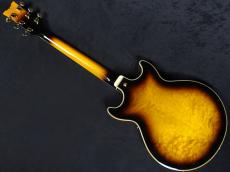 Ibanez AM93QM Antique Yellow Sunburst 2021_6