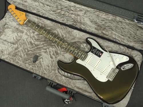 Fender American Ultra II Stratocaster Ebony Fingerboard Texas Tea