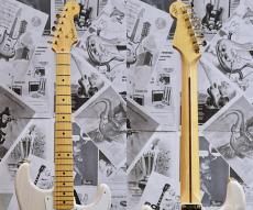 Fender Custom Shop Guitar Planet Exclusive 1955 Stratocaster Gold Hardware Lush Closet Classic -White Blonde-_6
