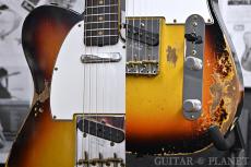 Fender Custom Shop ~Custom Collection~ 1961 Telecaster Heavy Relic -Faded/Aged Bleached 3 Color Sunburst-_8