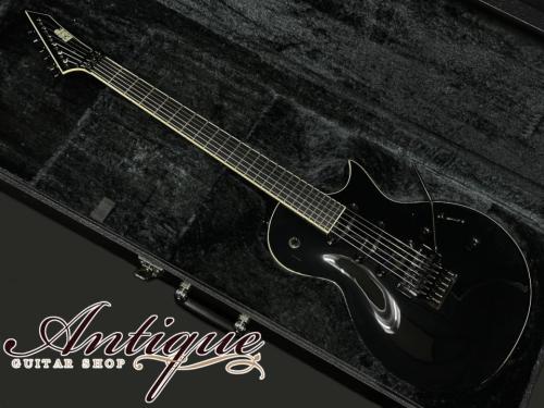 ESP Custom Order MA-3S Neck-Thru FRT 2007 Black /Alder /H-Maple w/TR Lace Sensor 3.87kg Near Mint "LUNA SEA"