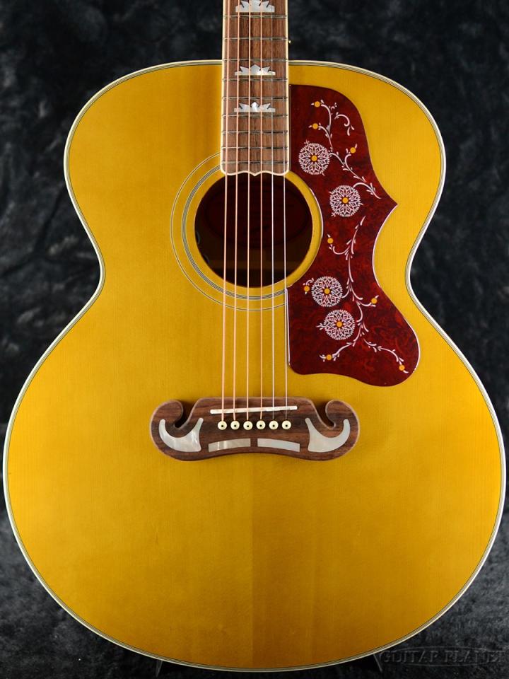 Epiphone J-200 All Solid Wood Aged Natural Antique Gloss エレアコ