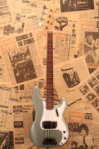 Fender 1966 Precision Bass "Original Fire Mist Silver Metallic with Near Mint Condition"