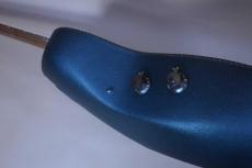 Ovation Super Adamas 1687-8 / Blue・Deep Bowl・Non Cutaway・Double Adamas Epaulet・Clear guard・Carbon Graphite Top・Lyrachord Side and Back・Wood knob・Stereo out 【With Original Brown Case】 1984年製_5