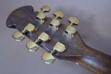 Ovation Super Adamas 1687-8 / Blue・Deep Bowl・Non Cutaway・Double Adamas Epaulet・Clear guard・Carbon Graphite Top・Lyrachord Side and Back・Wood knob・Stereo out 【With Original Brown Case】 1984年製_9