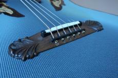 Ovation Super Adamas 1687-8 / Blue・Deep Bowl・Non Cutaway・Double Adamas Epaulet・Clear guard・Carbon Graphite Top・Lyrachord Side and Back・Wood knob・Stereo out 【With Original Brown Case】 1984年製_13