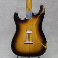 Nacho Guitars Mid 50s Contour Body #5024 Heavy Aging Sunburst Medium Soft V Neck_3