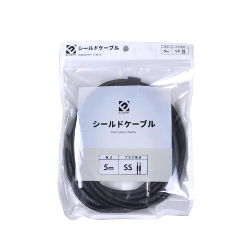 E.D.GEAR EGC-5R/SS 5m ギター用シールドケーブル ベース・電子楽器対応 S-S