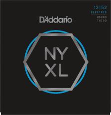 D'addario NYXL1252W 12-52 ジャズライトエレキギター弦 3弦巻弦