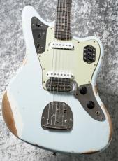 Fender Custom Shop 1962 Jaguar Heavy Relic / Sonic Blue Over Olympic White [3.91kg]_2