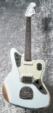Fender Custom Shop 1962 Jaguar Heavy Relic / Sonic Blue Over Olympic White [3.91kg]_3
