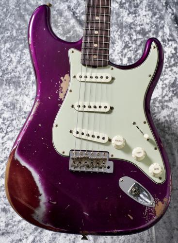 Fender Custom Shop 1961 Stratocaster Heavy Relic / Purple Metallic over Purple Transparent 【3.56kg】