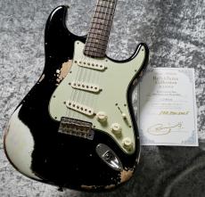 Fender Custom Shop 1960 Stratocaster Super Heavy Relic Aged Black/Olympic White [3.60kg]【オーダーモデル】