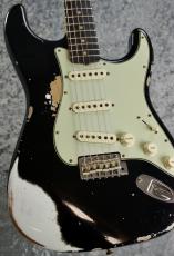 Fender Custom Shop 1960 Stratocaster Super Heavy Relic Aged Black/Olympic White [3.60kg]【オーダーモデル】_2