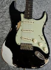 Fender Custom Shop 1960 Stratocaster Super Heavy Relic Aged Black/Olympic White [3.60kg]【オーダーモデル】_3