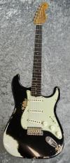 Fender Custom Shop 1960 Stratocaster Super Heavy Relic Aged Black/Olympic White [3.64kg]【オーダーモデル】_3