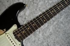 Fender Custom Shop 1960 Stratocaster Super Heavy Relic Aged Black/Olympic White [3.64kg]【オーダーモデル】_6