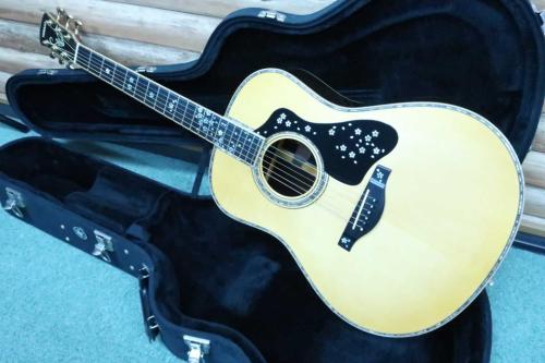 YAMAHA LL-120MS Custom / Abalone Head Trim and SADA Inlay・Abalone Trim and Rosette・Engelmann Spruce Top・Side Jacaranda and Back Jacaranda and Ebony 3P・Honduras Mahogany and Ebony 5p Neck【With Original Hard C