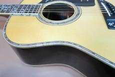 YAMAHA LL-120MS Custom / Abalone Head Trim and SADA Inlay・Abalone Trim and Rosette・Engelmann Spruce Top・Side Jacaranda and Back Jacaranda and Ebony 3P・Honduras Mahogany and Ebony 5p Neck【With Original Hard C_13
