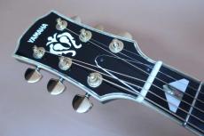 YAMAHA XS-56E Custom / Semi Jumbo Body・TM-30G Peg・Abalone Trim・Original Double-Clear Pick guard・Solid Spruce Top・Solid Flame Maple Side and Back・Maple Binding・With PMS II Pickup 【With Custom Hard Case】 1982年_8