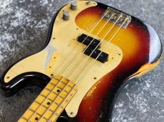 Fender 1958 Precision Bass Refinish - Sunburst -【3.89kg】_3
