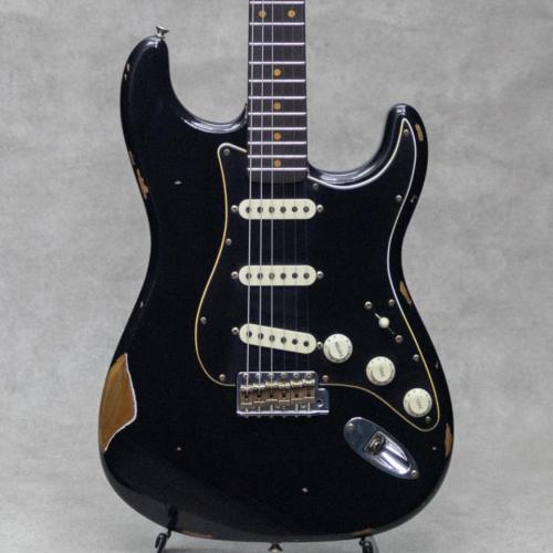 Fender Custom Shop 2017 LTD Black Roasted Dual-Mag Stratocaster Relic / 2022