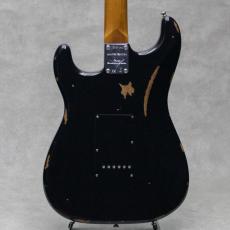 Fender Custom Shop 2017 LTD Black Roasted Dual-Mag Stratocaster Relic / 2022_3