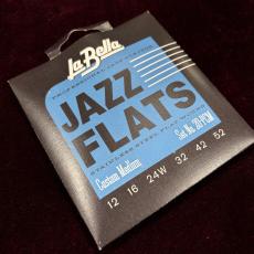 La Bella 20PCM Jazz Flats - Custom Medium 12-52