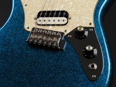 Squier Paranormal Super-Sonic Laurel Fingerboard Pearloid Pickguard ~Blue Sparkle~_6