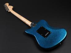 Squier Paranormal Super-Sonic Laurel Fingerboard Pearloid Pickguard ~Blue Sparkle~_12