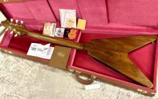 Gibson Gibson Custom Shop 1958 Mahogany Flying V Antique Natural VOS s/n 851282【3.05kg】_11