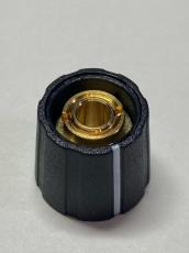 dbx Spannzangenknopf classic british, 15mm, schwarz/キャップセット・ブラック/コントロールノブ/全国一律無料_3