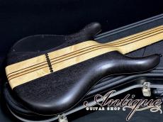 MAYONES Regius 8M Baritone Neck-Thru 2014 Trans Natural Gross w/BK PU EX+++ 4.06kg "Killer Buckeye Burl Top"_5