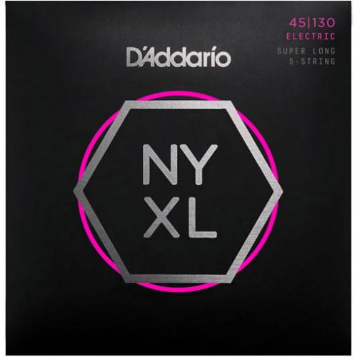 D'addario NYXL45130SL ニッケル 45-130 5-String レギュラーライト Super Longスーパーロングスケール 5弦エレキベー