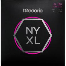 D'addario NYXL32130 ニッケル 32-130 6-String レギュラーライト6弦エレキベース弦