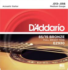 D'addario EZ930 アコースティックギター弦 85 15 AMERICAN BRONZE EZ ミディアムゲージ 013-056